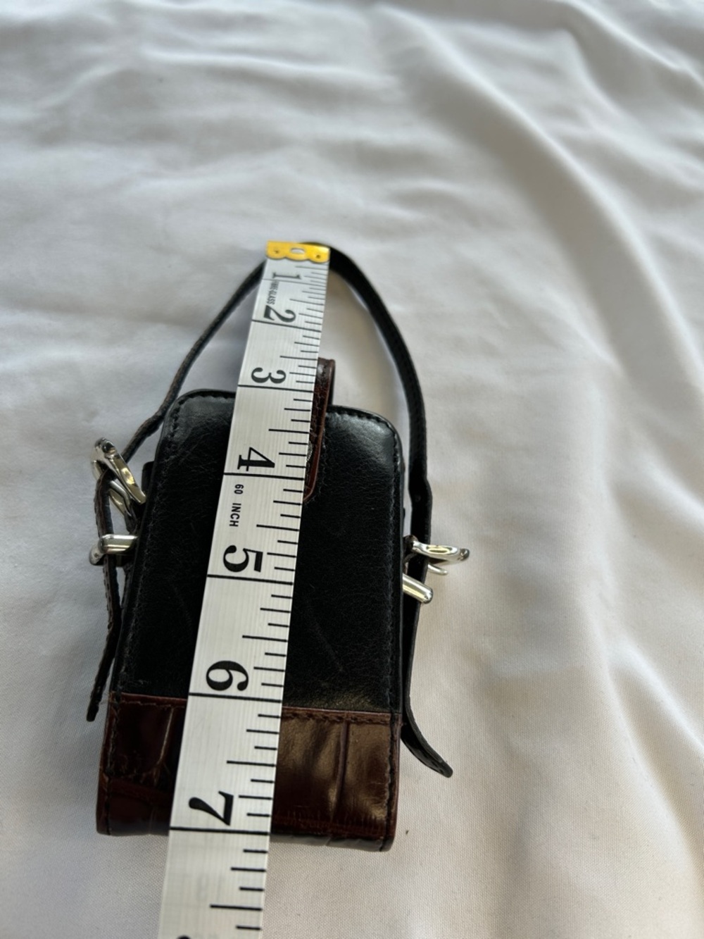 Vintage Brighton Leather Croc Embossed Cell Phone Case - Picture 7 of 9